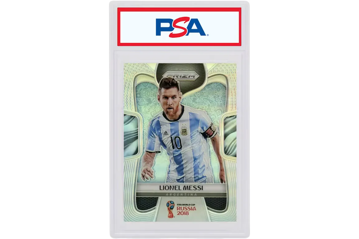 Lionel Messi 2018 Panini Prizm World CupSilver #1 PSA 9